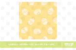 Easter Eggs Bunny Seamless Pattern PNG Sublimation Product Image 9