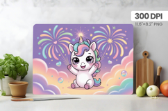 Happy New Year Cutting Board PNG Festive New Year's Eve 2026 Product Image 1