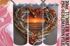 Rustic Vistas: Wooden Heart Wrap Product Image 1