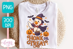 Hallowen Goose PNG design, Cute Halloween shirt sublimation Product Image 5