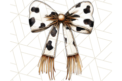 Western Style Bow PNG, Cute Cowboy, Cowgirl Coquette Png Product Image 5