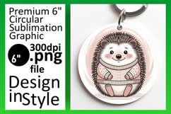 Unique Round Design Coaster Artwork , Valenines Animals Product Image 1