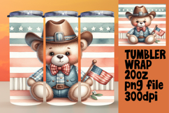 GIFT-WORTHY 20oz Tumbler Template , Teddy Bear Product Image 1