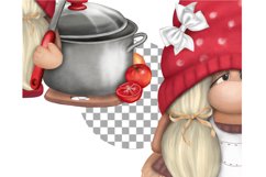 Funny Kitchen Gnome PNG Clipart Cute Gonk Sublimation Product Image 3