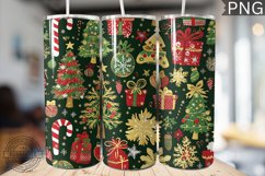 Christmas Tree Tumbler Wrap -High Quality 300 Dpi Product Image 1