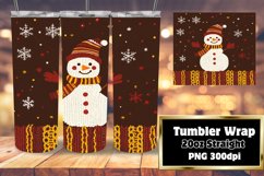 Trendy 20oz Design for Sublimation , Snowman Product Image 1