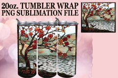 Mesmerizing Stained Glass Landscape Wrap Product Image 1