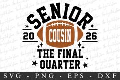 Senior Cousin SVG | SVG Cut files | Cricut Product Image 4