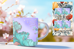 Radiant 15oz Png Mug Wrap Design , Abstract Pattern Product Image 1