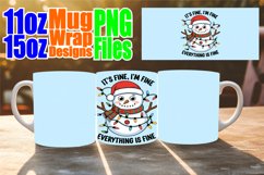 Dreamy vibes 11oz 15oz sublimation wrap, Christmas Product Image 1