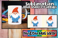 Unique vibes sublimation print wrap, Gnomes Product Image 1
