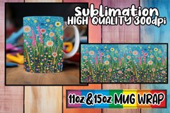 Vibrant Nature Wraps for 11oz 15oz Sublimation Product Image 1