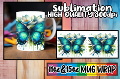 Bright horizons sublimation print wrap, Butterfly Product Image 1
