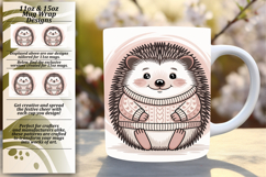 CHIC 11oz PNG Mug Wrap Template , Valenines Animals Product Image 1