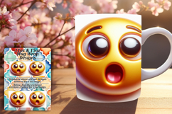 GRACEFUL 11oz PNG Mug Wrap Design , 3D Emoji Product Image 1