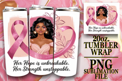 Magical mornings 20oz tumbler wrap, Cancer Product Image 1