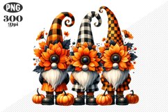 Halloween Gnomes Sublimation - Clipart PNG Design Product Image 1