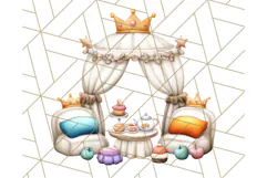 Princess Castle Room PNG Clipart for Royal Interiors & Scene Product Image 5