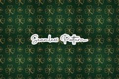 Luxury Gold Clover Seamless Set - Leprechaun &amp; Clovers Product Image 7