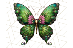 Metallic Butterfly Clipart PNG Clipart, Vibrant Butterfly Product Image 5
