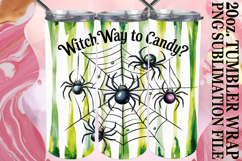 Bright Nights 20oz tumbler wrap, Halloween Product Image 1