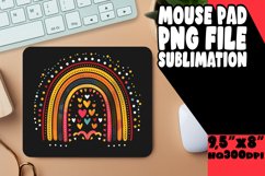 Prism Noir Mirage: Rainbow Sublimation Mouse Pad Creations Product Image 1