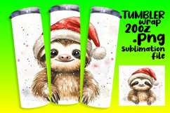 FASHIONABLE 20oz Tumbler PNG Design , Christmas Animals Product Image 1
