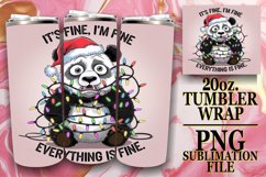 Lively adventures 20oz tumbler wrap, Xmas Product Image 1