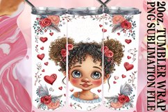 Elegance of Valentine&#039;s Tumbler Wraps Product Image 1