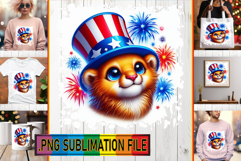 RADIANT PNG Art for TSHIRTS, USA Animals Product Image 1