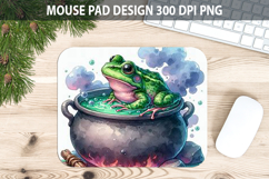 Frog Mouse pad Sublimation - Halloween Animal PNG Design Product Image 1