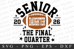 Senior Daughter 2026 SVG | SVG Cut files | Cricut Product Image 4
