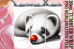 RADIANT JOY 20oz TUMBLER WRAP, Cute Animals Product Image 1