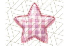 Cute Puffy Star Clipart PNG, 3D Glossy Pastel Stars Clip Art Product Image 5