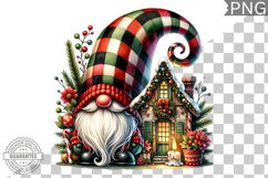 Christmas Gnome Sublimation - Clipart PNG Design Product Image 1