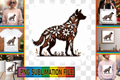 Whimsical TOTE BAG Art Ideas, Flower Animals Product Image 1