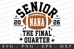Senior Nana SVG | SVG Cut files | Cricut Product Image 4