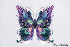 Smoke Butterflies Clipart PNG Product Image 1