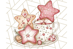 Christmas Cottagecore Kitchen Clipart PNG, Holiday Decor Product Image 5