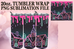 Happy hearts 20oz tumbler wrap, Winter Product Image 1