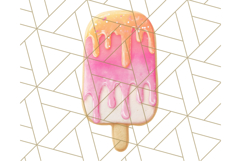 Summer Iced Cookie Clipart PNG, Cute Tropical Cookies Product Image 5