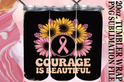Cozy Escapes 20oz tumbler wrap, Breast Cancer Product Image 1