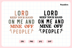 Funny Christian Saying SVG | Lord, Keep Your Hand On Me Product Image 3