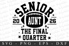 Senior Aunt SVG | SVG Cut files | Cricut Product Image 4