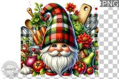 Christmas kitchen Gnome Sublimation - Clipart PNG Design Product Image 1