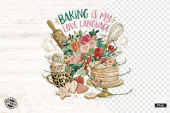 Doodle Baking Sublimation Png Product Image 1