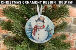Christmas Ornament Sublimation PNG Design Product Image 1