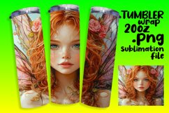 STYLISH 20oz Sublimation Design , Fairy Product Image 1