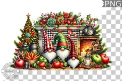 Christmas Gnome Sublimation - Clipart PNG Design Product Image 1