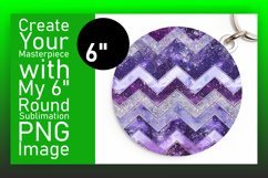 Sparkly Colorful Stripe Round Design Product Image 1